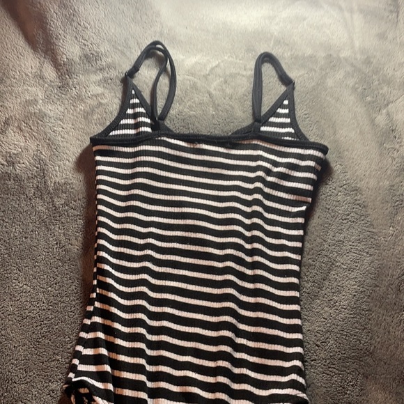Black and White Striped Body Suit - Picture 3 of 3
